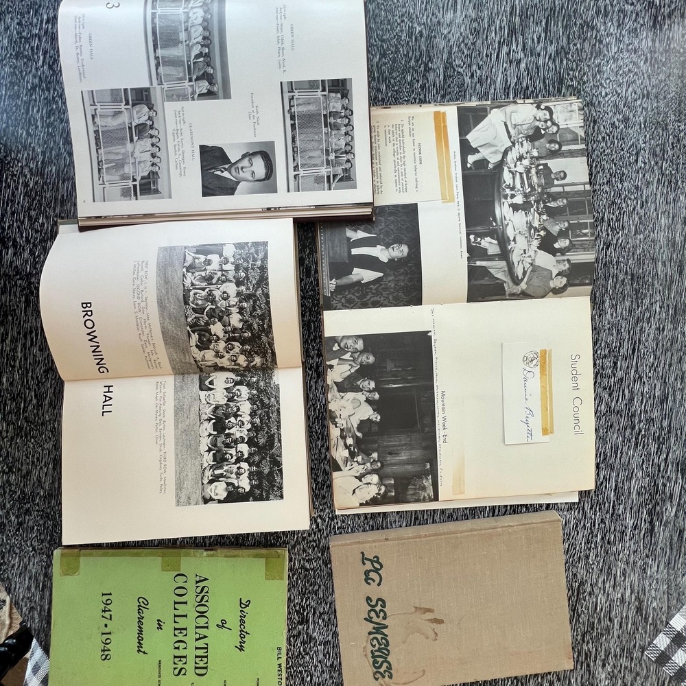 Collection of 5 Claremont‎ College 1950s yearbooks